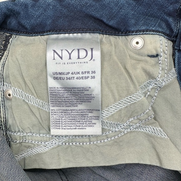 NYDJ Straight Leg Liftxtuck Technology High-Rise Women’s Jeans - Size: 4 - Picture 12 of 15